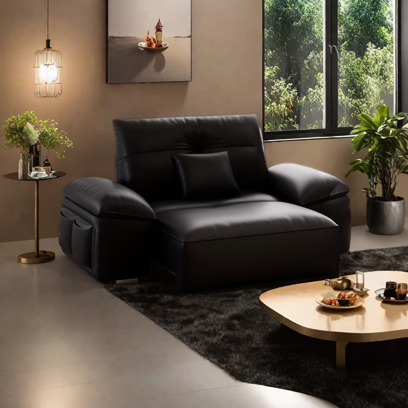 High-end light luxury style electric sofa