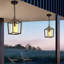 Luminaire suspendu d'extérieur 12,5 po câblé