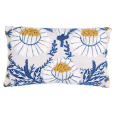 Marguerite Embroidery Pillow B