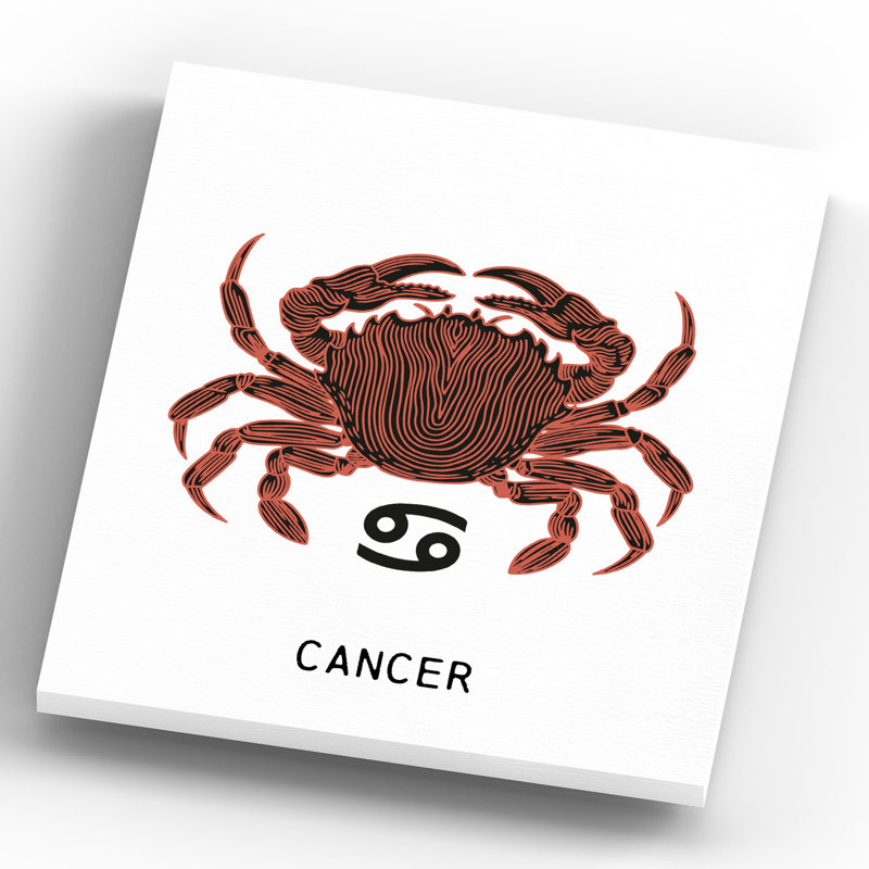 Kana Zodiac Cancer - Print on Wood