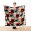 Grande couverture en polaire Sherpa Lake House