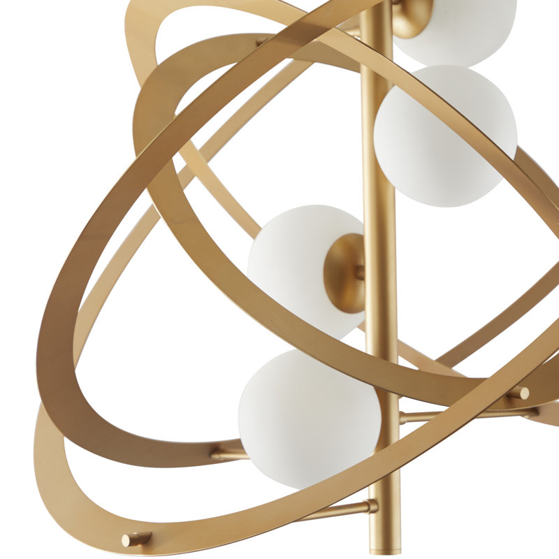 4 - Light LED Sputnik Sphere Chandelier