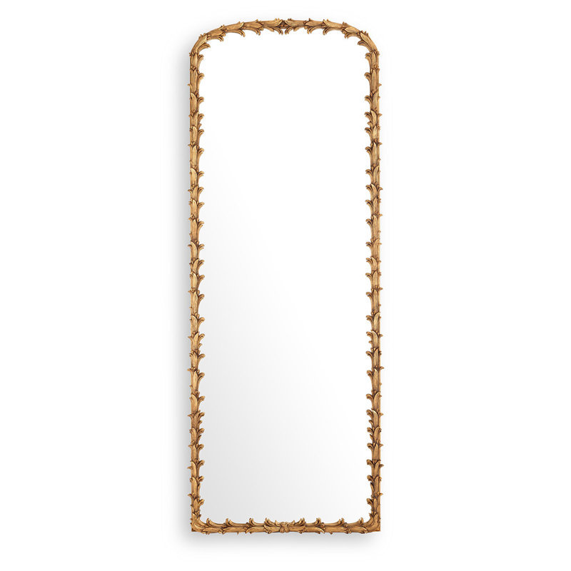Guinevere Flat Metal Wall Mirror, 96.65" x 36.42"