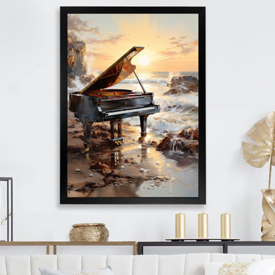 Piano Oceans Orchester I - musique, art mural piano
