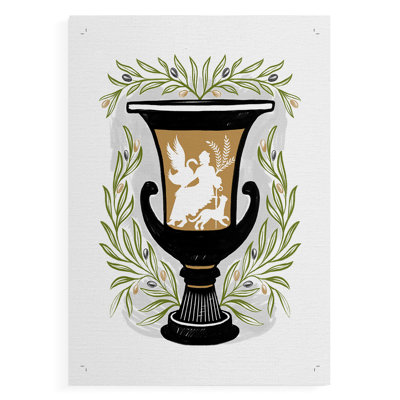 Greek Vases I -Canvas Print Only - NOT FRAMED