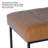 Xzavien Faux Leather Upholstered Bench-1387206700