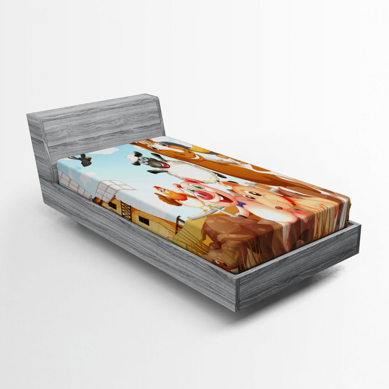 Microfiber Fitted Sheet, Twin Fitted Sheet