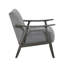 Chaise d'appoint transitionnelle, chaise à structure en bois, fauteuil de salon, chaise simple de salon