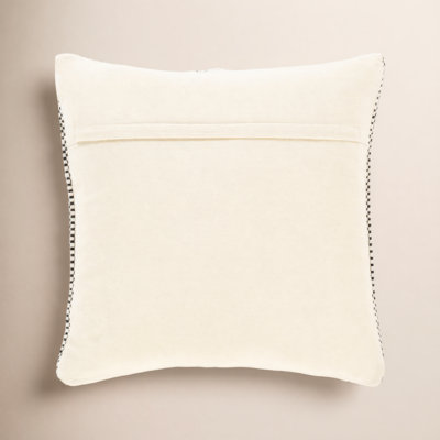 Sefarina Striped Cotton Blend Throw Pillow