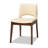 Charmica Beige Faux Leather 7-Pc Dining Set in Walnut Finished Wood, 28.3'' H X 18.7'' W X 21.5'' D-491861108