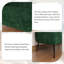 Ensemble de meubles de salon 3 pièces, causeuse rembourrée et 2 chaises d'appoint-1528309780
