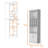 White Bar Cabinet For Organizing Essentials - 15 Shelves, 2 Doors, Construction With Wine Holder Space And Functionality 71.1" X 20" 13.3", Doors-592183560