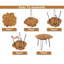Table basse en bois massif