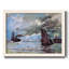 Paysage marin par Monet, reproduction d'art sur toile-96280239-96280242