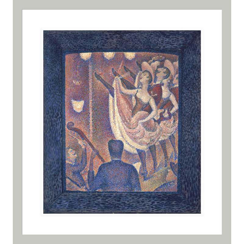Étude pour Le Chahut"" by Georges Seurat -Framed Giclee Print, 26.25" H x 23.5" W