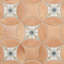 Raval 3x8 Petal and Kite Matte Terracotta Look Porcelain Floor and Wall Tile-1041513076