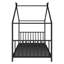 Lit plateforme moderne en métal, cadre de lit moderne pour chambre d'amis-1493247283