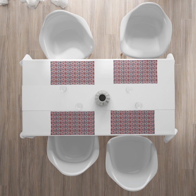 Polyester Patterned Rectangle Placemat