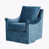 Velours bleu sélectionné