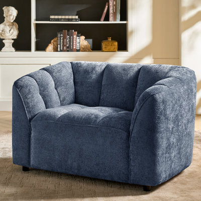 Fauteuil surdimensionné moderne rembourré Hulda