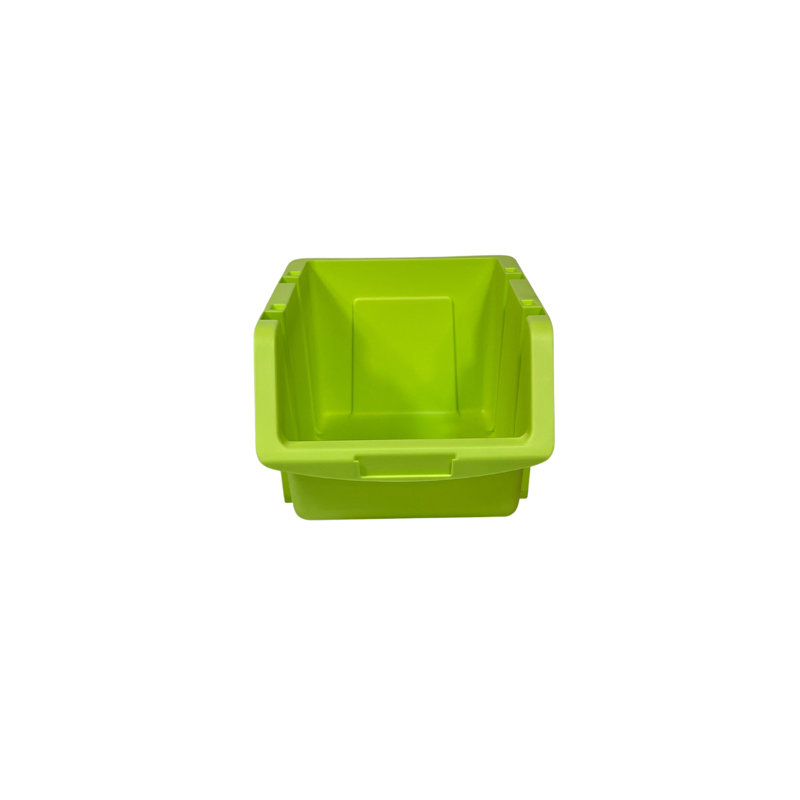 Henriha Stacking Plastic Bin Set, Citron