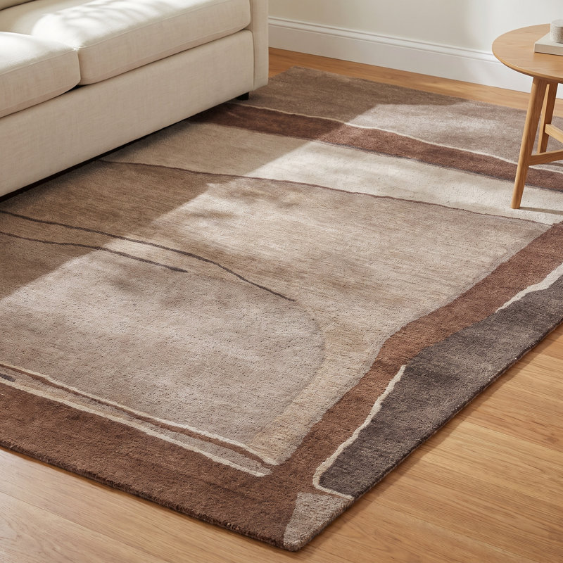 AllModern Shelby Hand-Tufted Wool Area Rug, Rectangle 7'9" x 9'9"