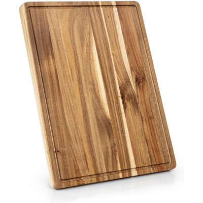 Cutting Board Extra Large, 24x18 Inch Acacia Wood with Juice Groove, Thick Wooden Chopping Board for Meat, Vegetables & Serving