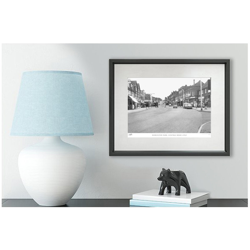 Worcester Park, Central Road C1965 by Francis Frith - Single Picture Frame Print, 40cm H x 50cm W x 2.3cm D