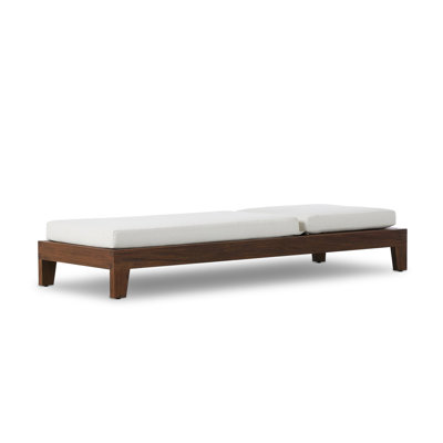 Cassia 30'' Outdoor Teak Chaise Lounge
