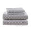 Ensemble de draps 4 pièces 100% flanelle de coton, flocon de neige-122817881-122817879