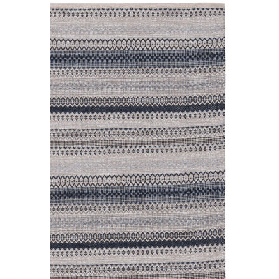 Jeanella Flat Weave Cotton Striped Rug