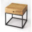 Brixton Iron & Wood End Table-285206440