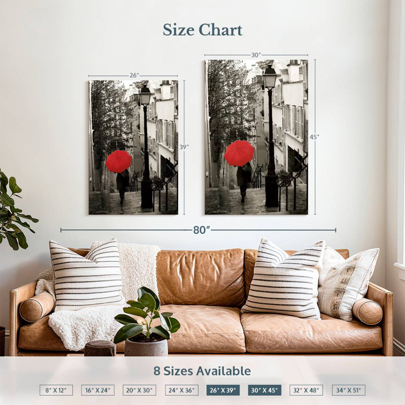 Sireci Paris Stroll I BW, 39" H x 26" W