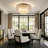 15.7'' Golden Shell Flush Mount Ceiling Light