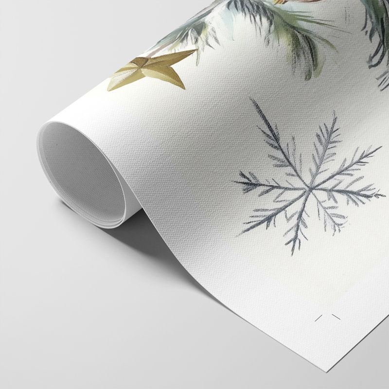 Christmas Holiday Art CCCCXII - Impression sur toile seulement - NON-CADRE, H 60 po x l 40 po