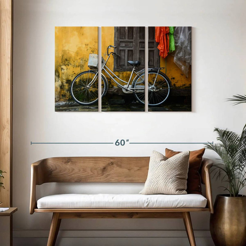 Mehar Metal Bicycle, 28" H x 45" W