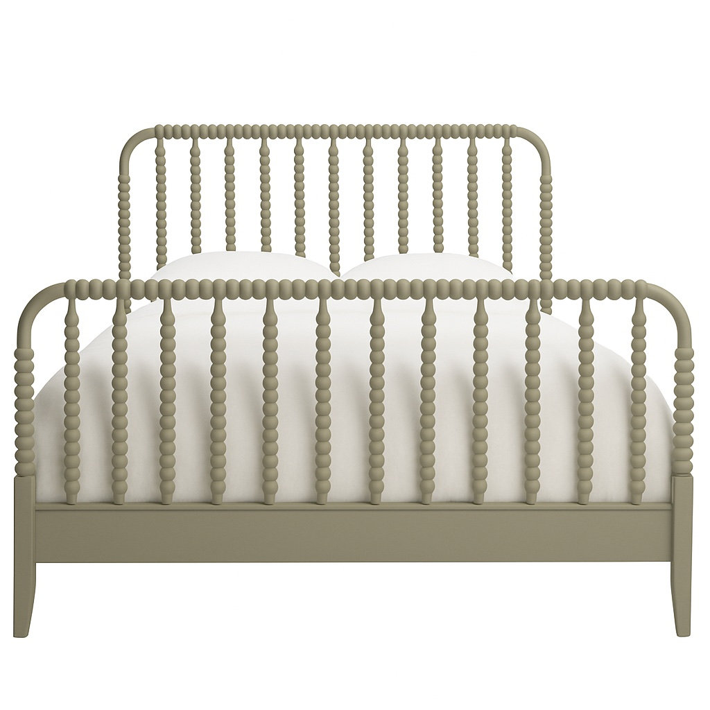 Louisa Bed, Queen, Mushroom