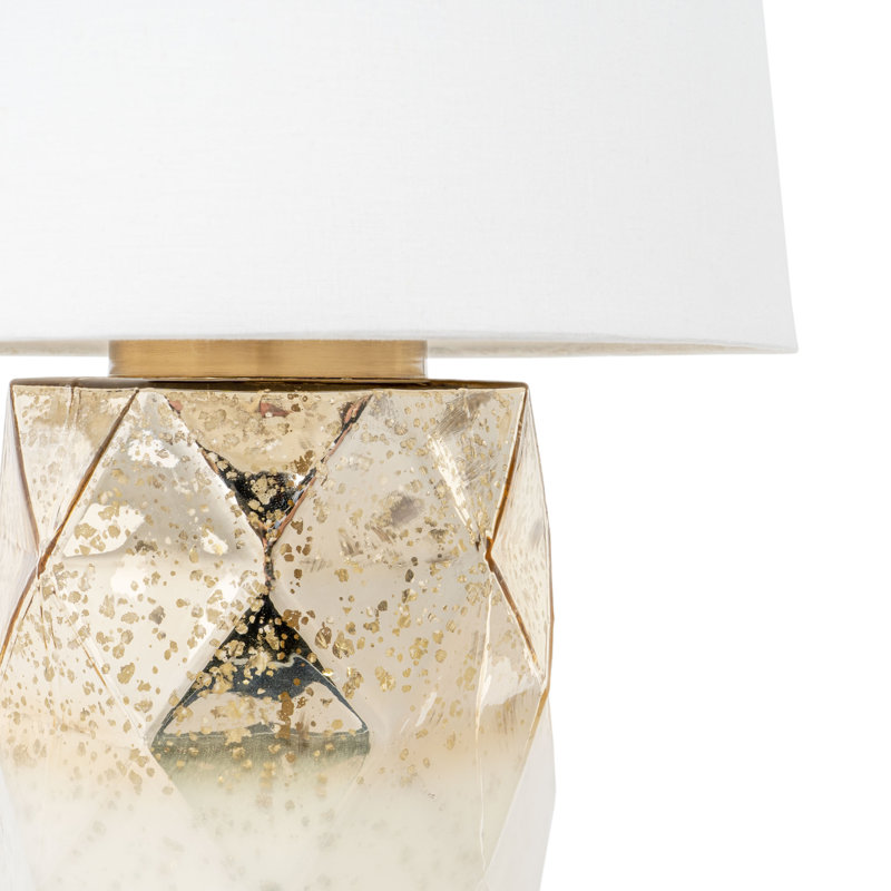 Lampe de table en verre