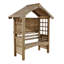 Solid Wood Pine Outdoor Bench