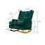Chaise berçante d'intérieur, fauteuil d'appoint, fauteuil capitonné