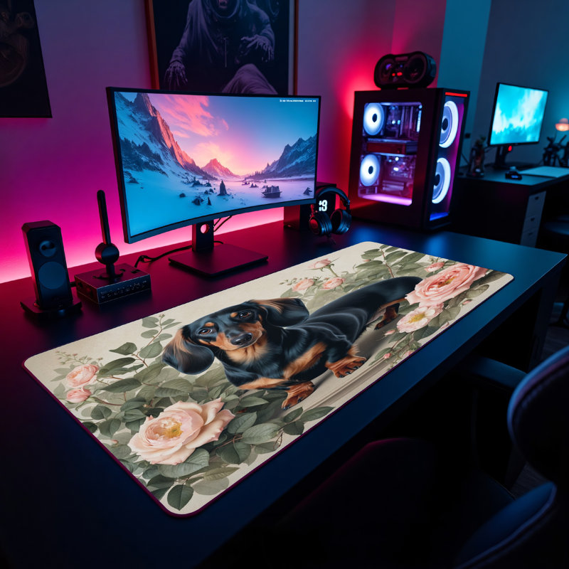 Polyester Desk Pad, 23.6x13.8