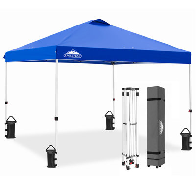 Pop Up Canopies 10 Ft. W x 10 FT. D Metal Party Tent Canopy