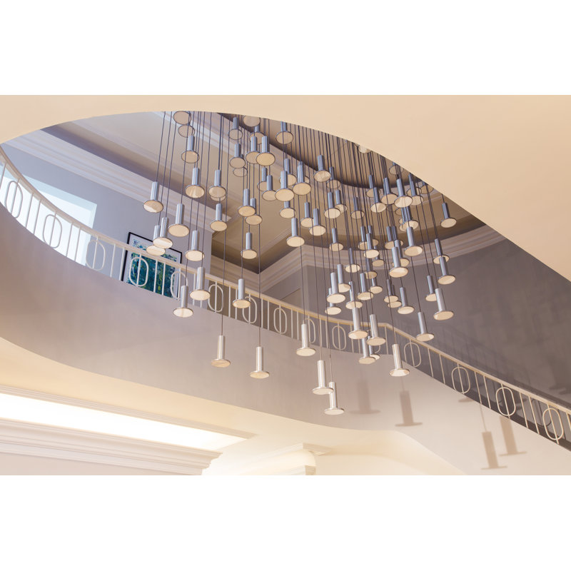 Cielo Hight Bright 13 Pendant Chandelier, White