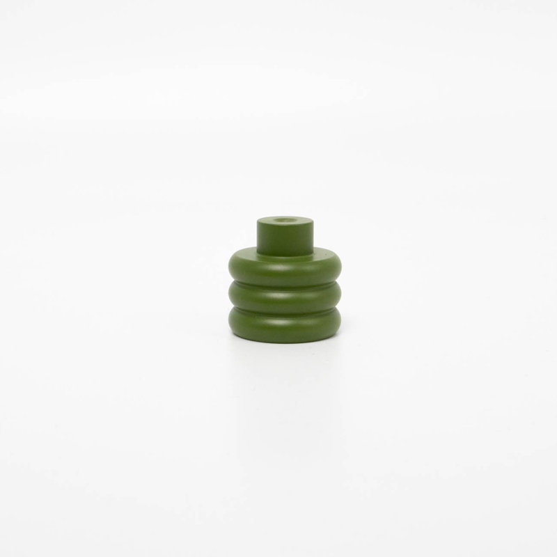 ROUS Hardware Mid-Century Modern Honey Comb Knob, Olive (Green)