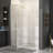 44-48＂W X 71＂H Semi-Frameless Pivot Swing Shower Door with 1/4＂Tempered Glass-105753217