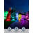 9W RGBCW LED Landscape Spotlights Outdoor, 12-24V Low Voltage Color Changing Wall Wash Lighting