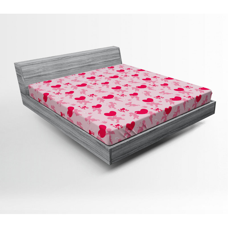 Microfiber Geometric Fitted Sheet, Full Fitted Sheet