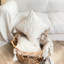 Mancelona White Square Cushion Cover