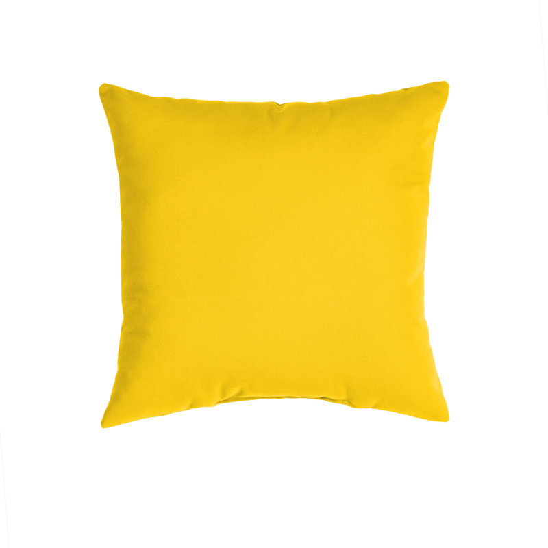 Sunbrella Outdoor Square Pillow, 17" x 17", Capri