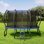Outdoor Play Highlights Albott 10FT Outdoor Trampoline with Enclosure Net and Ladder, Recreational Trampolines for Kids and Adults, Quick Connect Frame, ASTM Approval